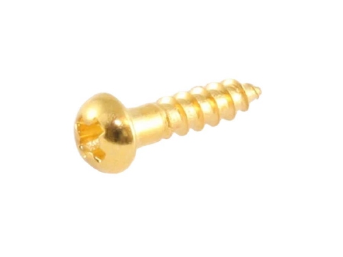 Allparts small tuner screws Gold 16pcs