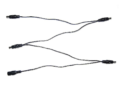 stroomverdeel kabel voor 4 effect pedalen