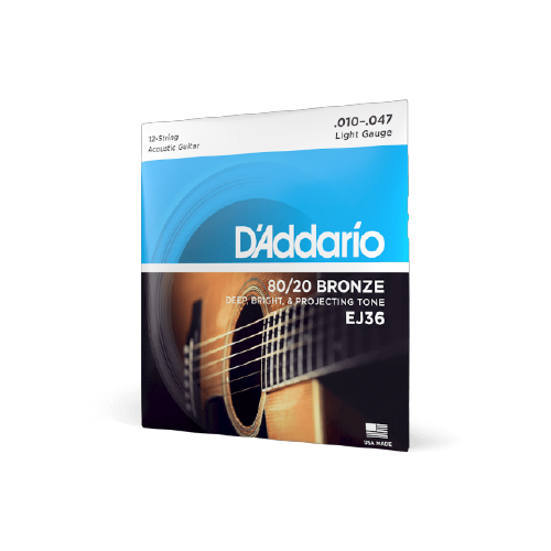 D'Addario 10-47 Light 12-String, 80/20