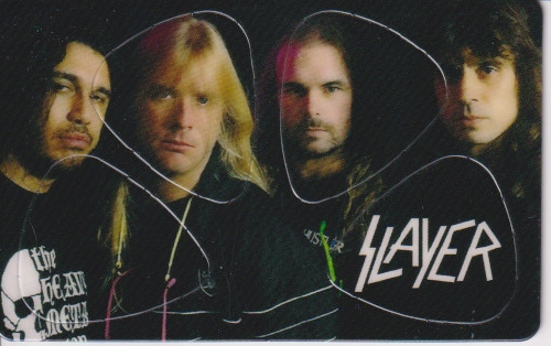Plectrum kaart Slayer op creditcard formaat