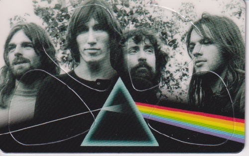 Plectrum kaart Pink Floyd the Wall op creditcard formaat