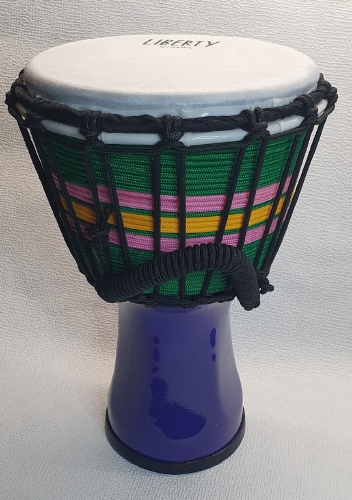 Djembe  7 inch (17,8 CM) Liberty series kleur paars