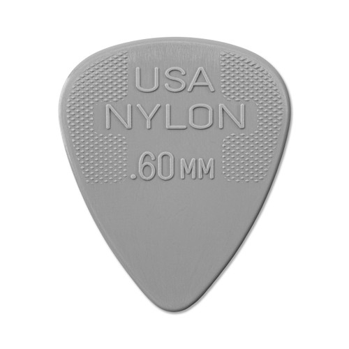 Dunlop nylon plectrum 0,60 mm.