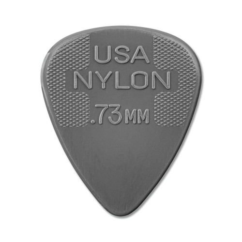 Dunlop nylon plectrum 0,73 mm.